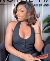 12" Super Deluxe 250g Wig with 6x6 HD Closure